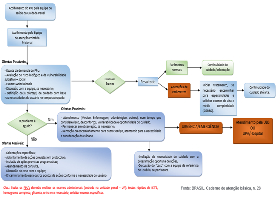 Figura 15 – Fluxograma assistencial para atendimento de PPL com sífilis